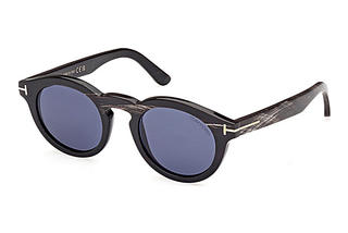 Tom Ford FT1128-P 63V blauSchwarz Horn