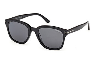 Tom Ford FT1213 01D grau polarisierendGlänzend Schwarz