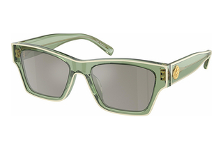 Tory Burch TY7207U 20026G Light Grey Silver MirrorTransparent Green & Ivory