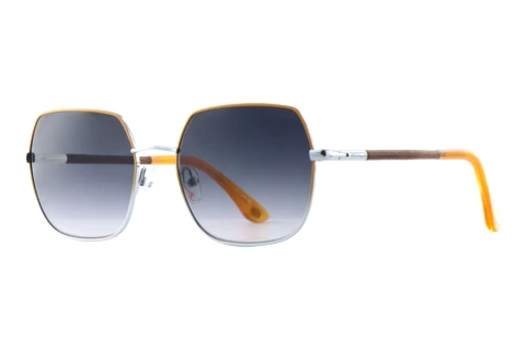Occhiali da vista Wood Fellas SOLSTICE (11752 macassar/yellow/silver)
